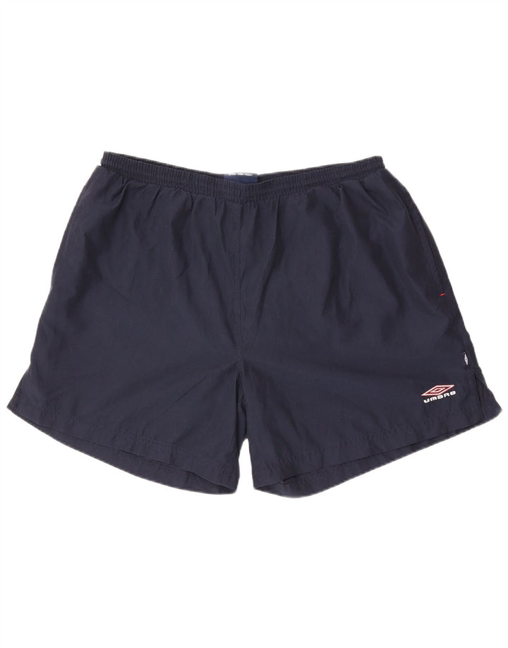 Мужские шорты для плавания Umbro, большие темно-синие, полиэстер