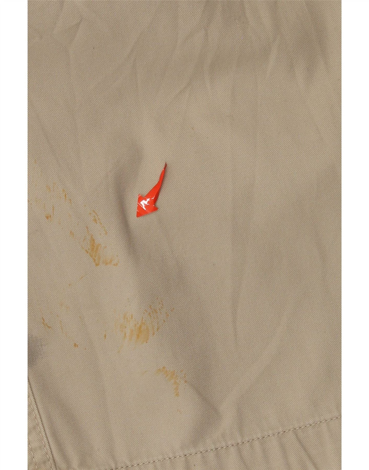 Женские прямые брюки карго Sisley IT 46, большие W32 L30, бежевый хлопок