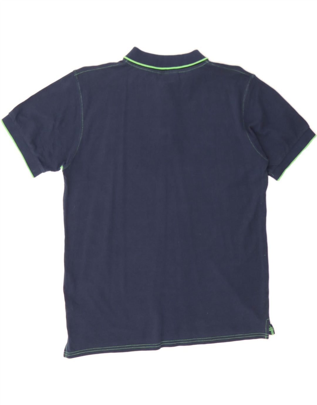 LOTTO Mens Polo Shirt Large Navy Blue Cotton Vintage Lotto and Second-Hand Lotto from Messina Hembry 