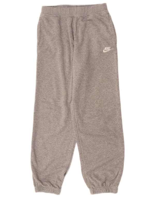Спортивные брюки Nike для мальчиков, джоггеры, 13–14 лет, XL, серый хлопок с крапинками