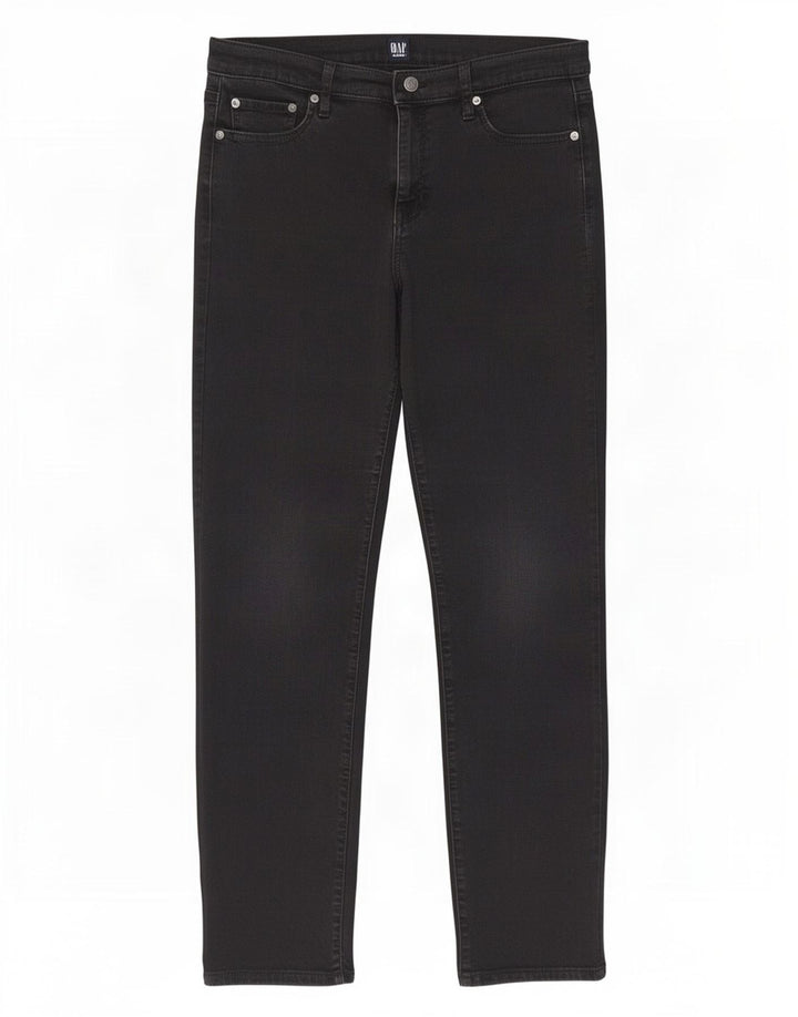 Женские прямые джинсы Gap W31 L30, черный хлопок