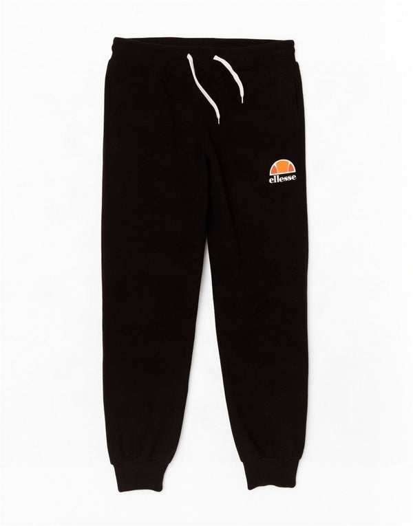 Женские спортивные брюки Ellesse Joggers UK 10, маленькие черные хлопковые брюки