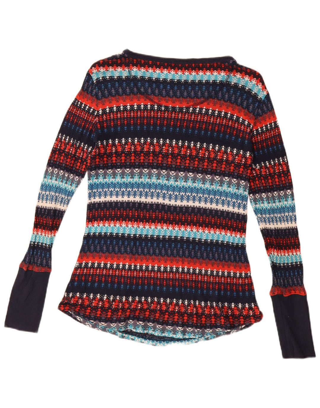 Женский свитер ORVIS с вырезом «лодочка», Великобритания, 14, большие разноцветные полоски