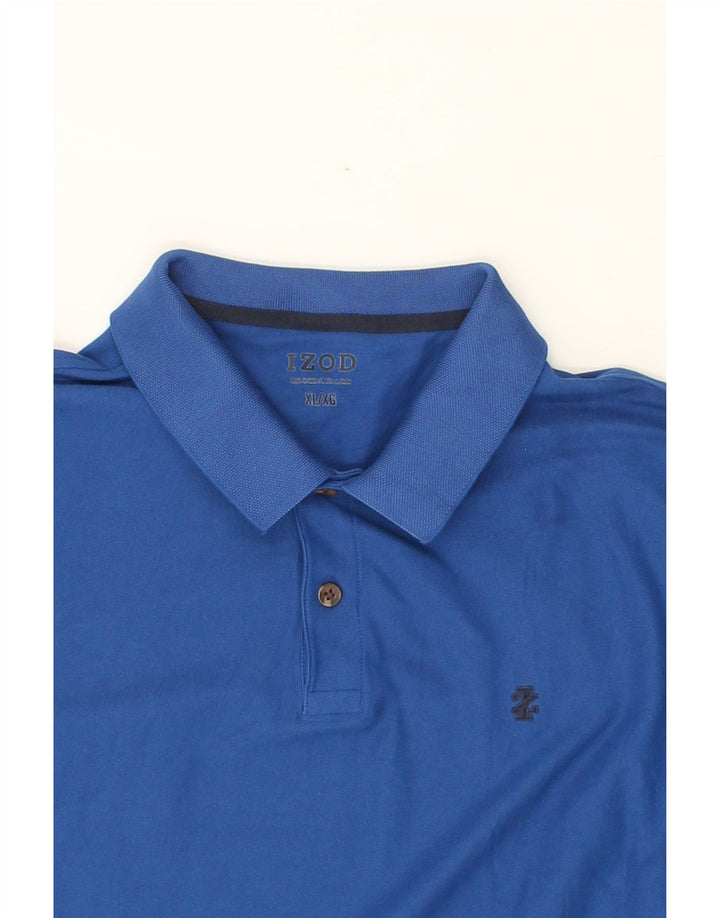 IZOD Mens Polo Shirt XL Blue Cotton Vintage Izod and Second-Hand Izod from Messina Hembry 