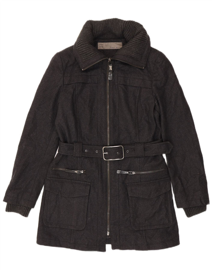 Женское пальто Zara UK 16, большое серое