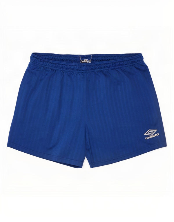 Umbro Мужские спортивные шорты в синюю полоску среднего размера