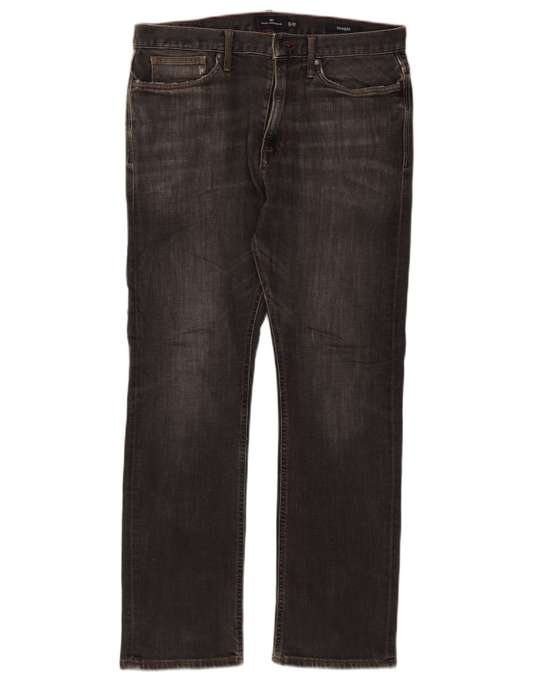 Мужские прямые джинсы Marks & Spencer Blue Harbour W34 L29, серый хлопок