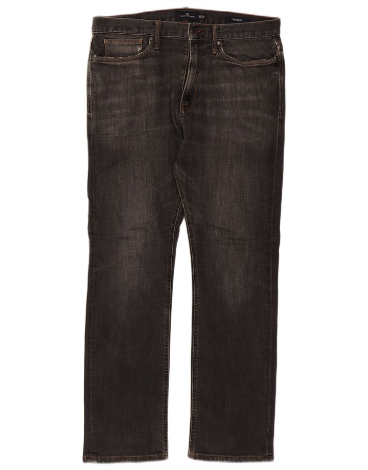 Мужские прямые джинсы Marks & Spencer Blue Harbour W34 L29, серый хлопок