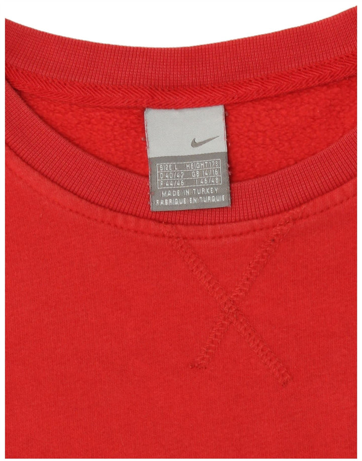 Женский свитер Nike UK 14/16, большой красный