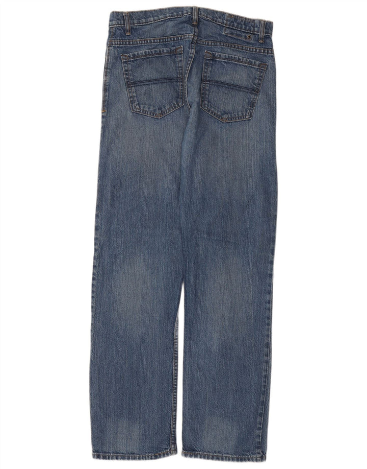 Мужские прямые джинсы Marks & Spencer W32 L31 синие, хлопок