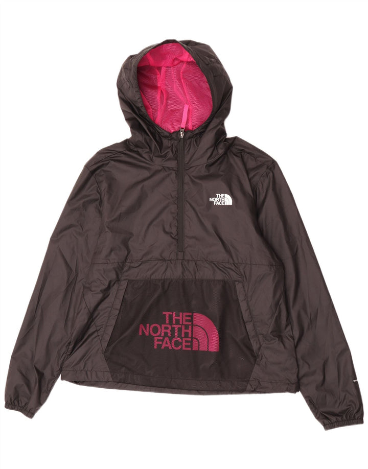Женский пуловер-дождевик с капюшоном The North Face, Великобритания 16, большой черный цвет