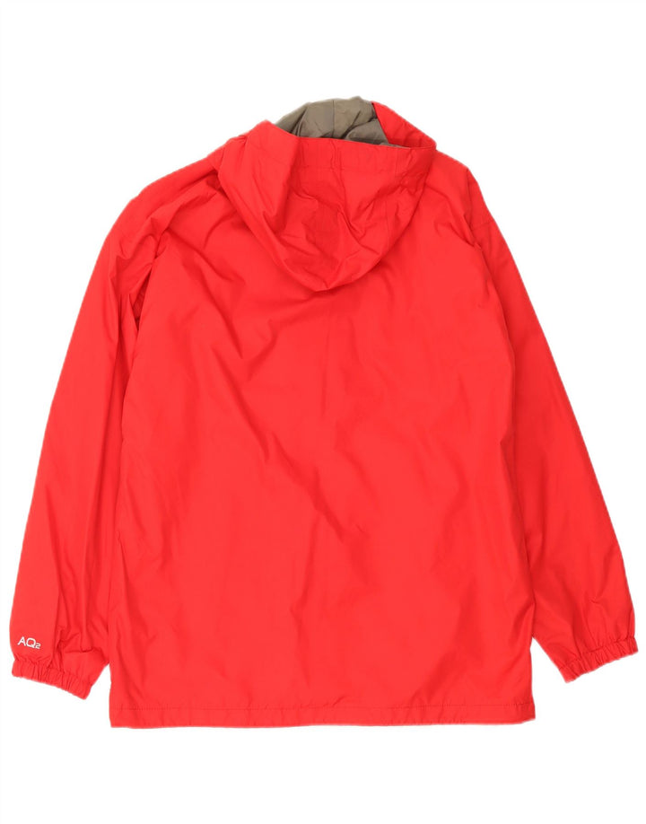 Berghaus Дождевик с капюшоном для мальчиков 12–13 лет, красный нейлон