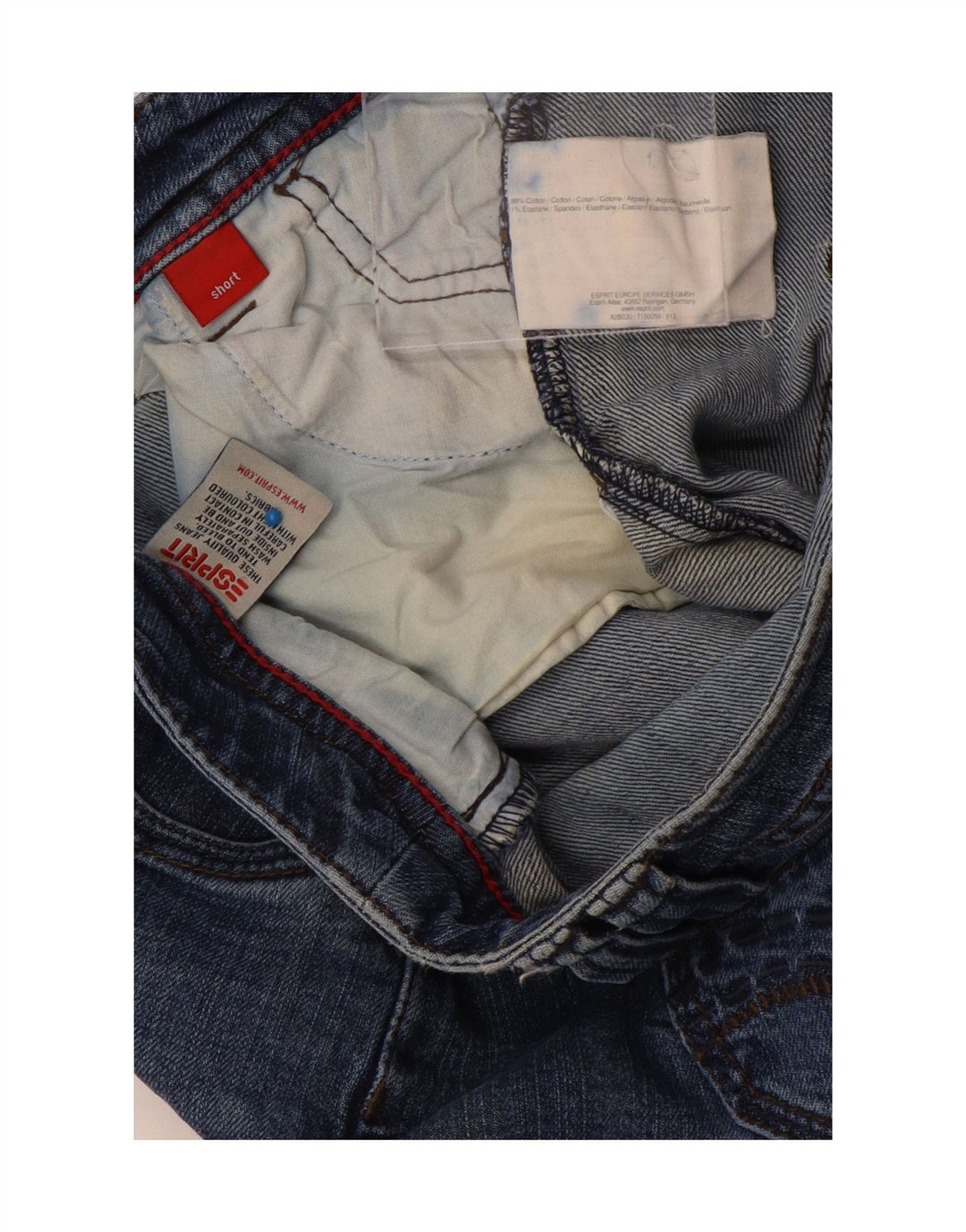 Женские джинсы Bootcut Esprit UK 10, маленькие W28 L30, синие, хлопок