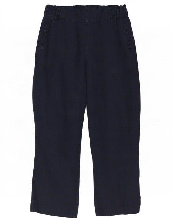 Женские повседневные брюки Marks & Spencer UK 16, большие W34 L30, темно-синие