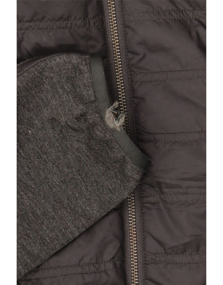 Мужская стеганая куртка Adidas UK 42 XL, черный полиэстер
