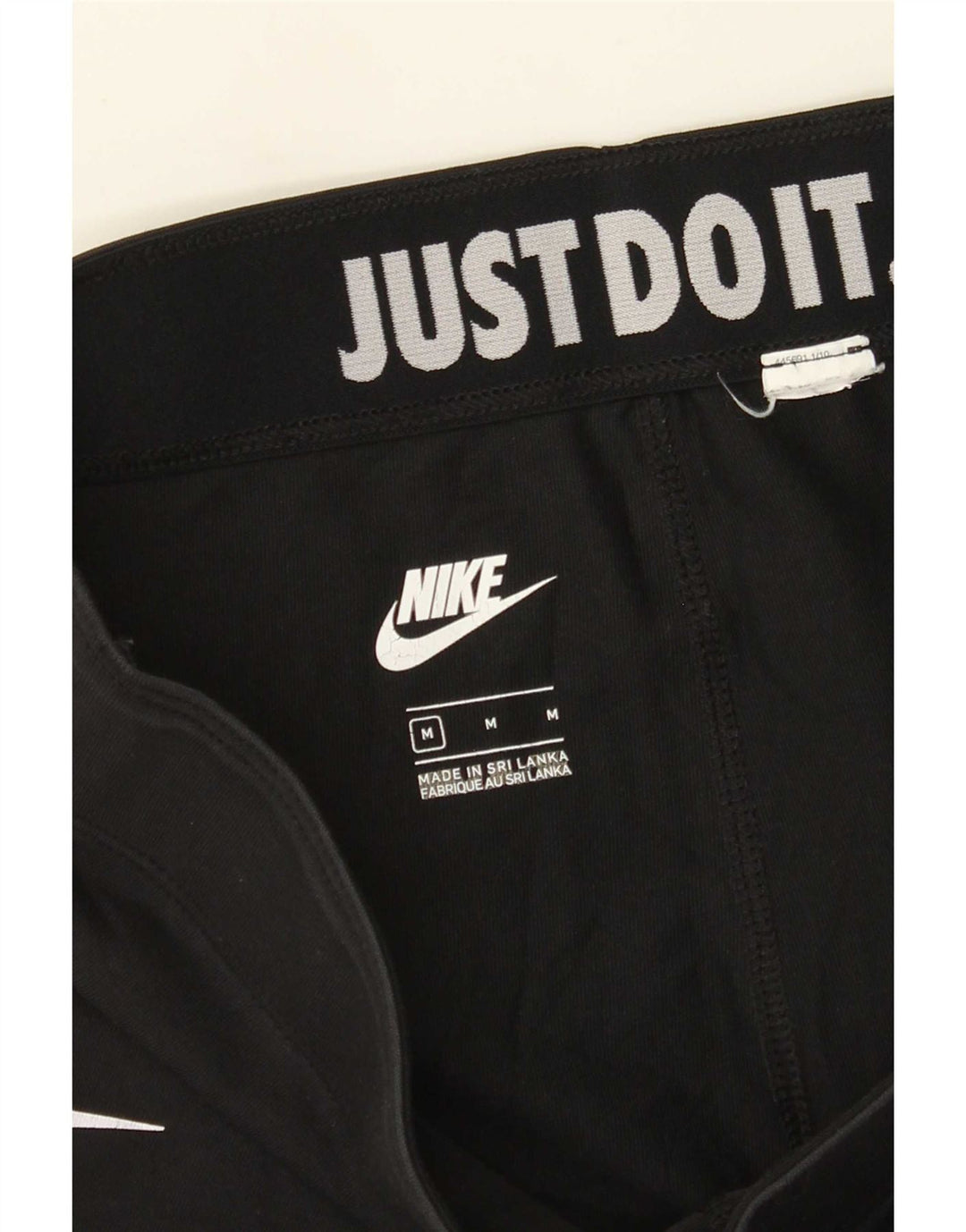 Женские леггинсы с рисунком Nike UK 12, средние, черные