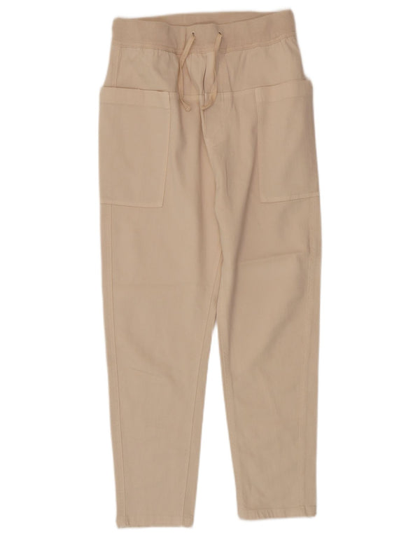 Zara Женские повседневные зауженные брюки XS W24 L23 Бежевые