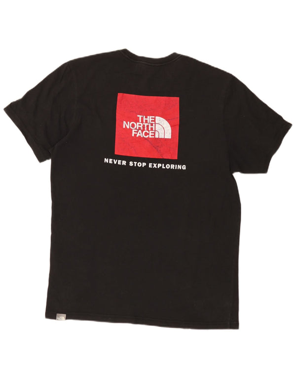 The North Face Mens Graphic T-Shirt Top Medium Black Cotton