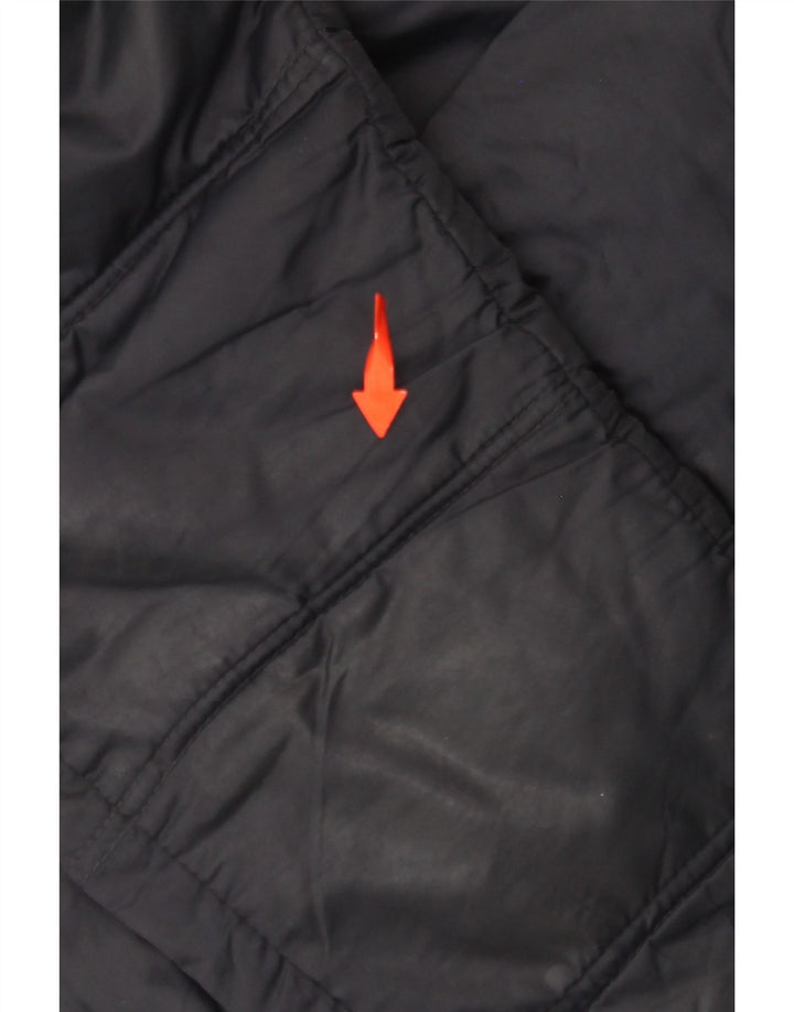 Мужская стеганая куртка BARBOUR UK 36, маленькая, темно-синяя