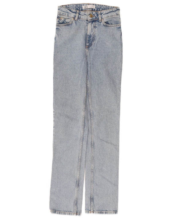 Женские зауженные джинсы Zara EU 36 XS W26 L31 синие