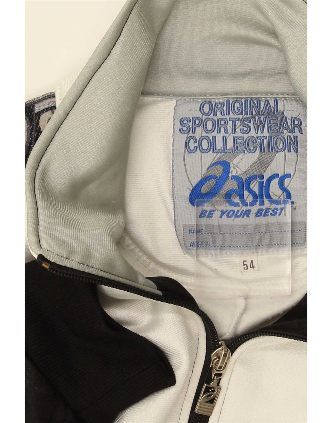 Мужской спортивный костюм Asics с графическим рисунком IT 54 XL, черный с цветными блоками