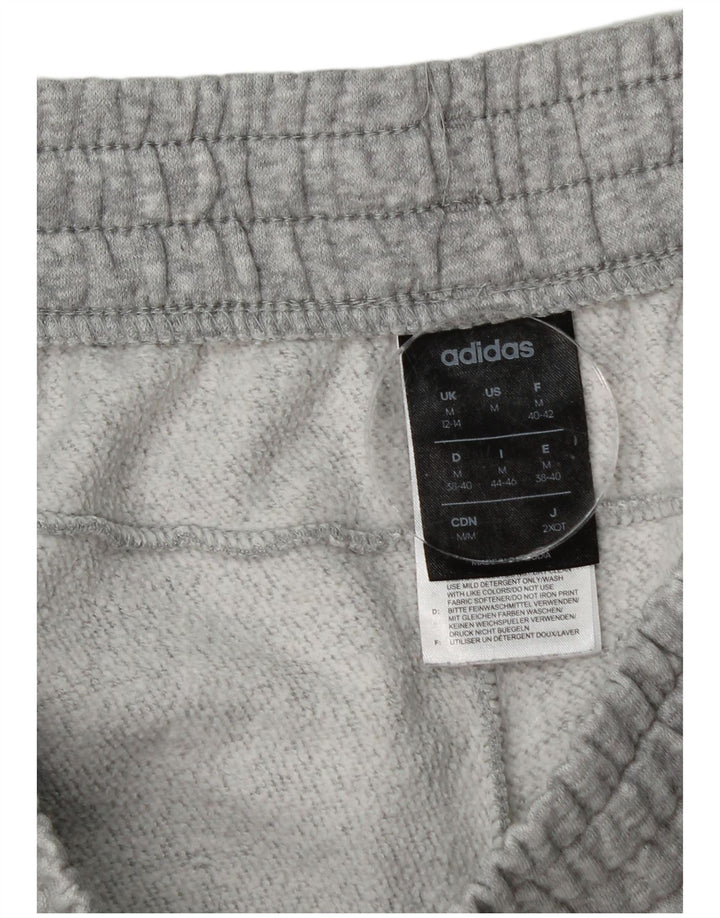 Женские спортивные брюки Puma, джоггеры, Великобритания, 12/14, средний серый хлопок с крапинками