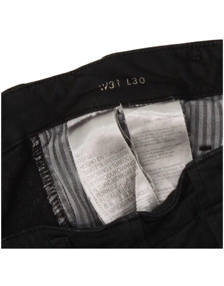 Женские узкие брюки карго Calvin Klein W31 L27, черный хлопок