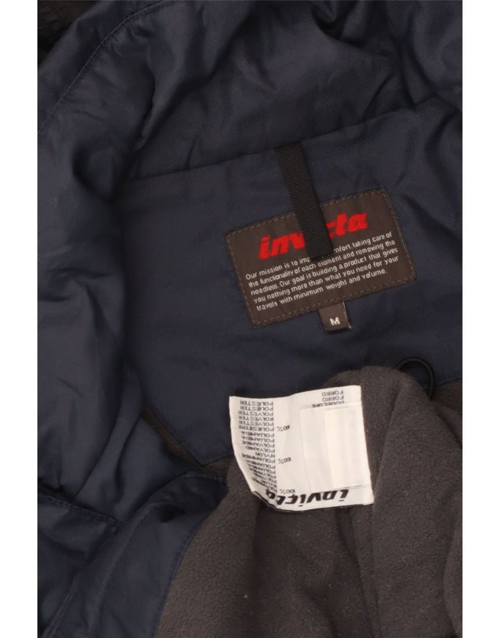 Мужская ветровка Invicta с капюшоном UK 38 Medium Navy Blue Полиамид