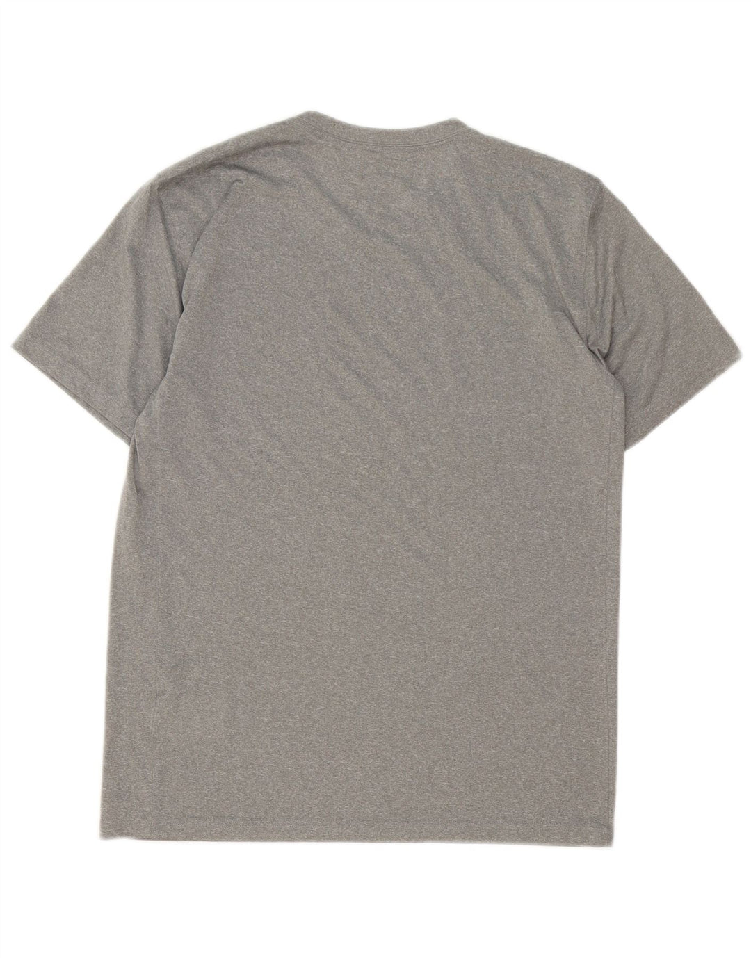 Мужская футболка Nike Dri Fit из полиэстера среднего серого цвета
