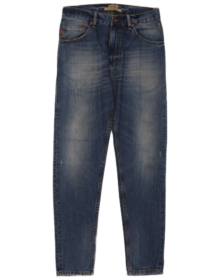 UNIFORM Мужские потертые свободные джинсы W30 L30 синие