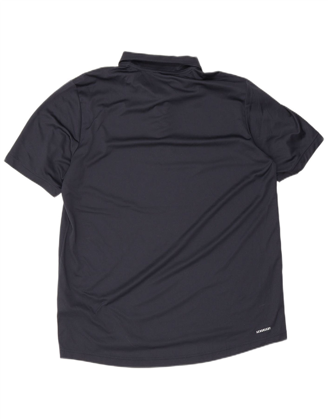 Мужская рубашка-поло Adidas Aeroready, темно-синяя, полиэстер