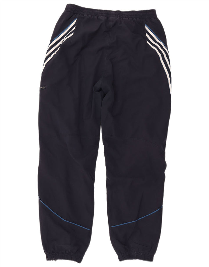 ADIDAS Mens Carrot Tracksuit Trousers Joggers Medium  Navy Blue Polyester