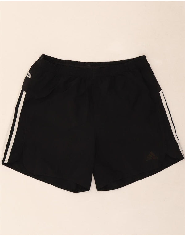 Мужские спортивные шорты Adidas Climalite, средний черный полиэстер