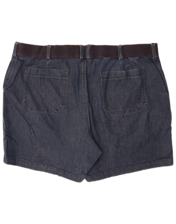 LEE Женские шорты-бермуды со средней посадкой стандартного кроя США 22 3XL W42 Темно-синие