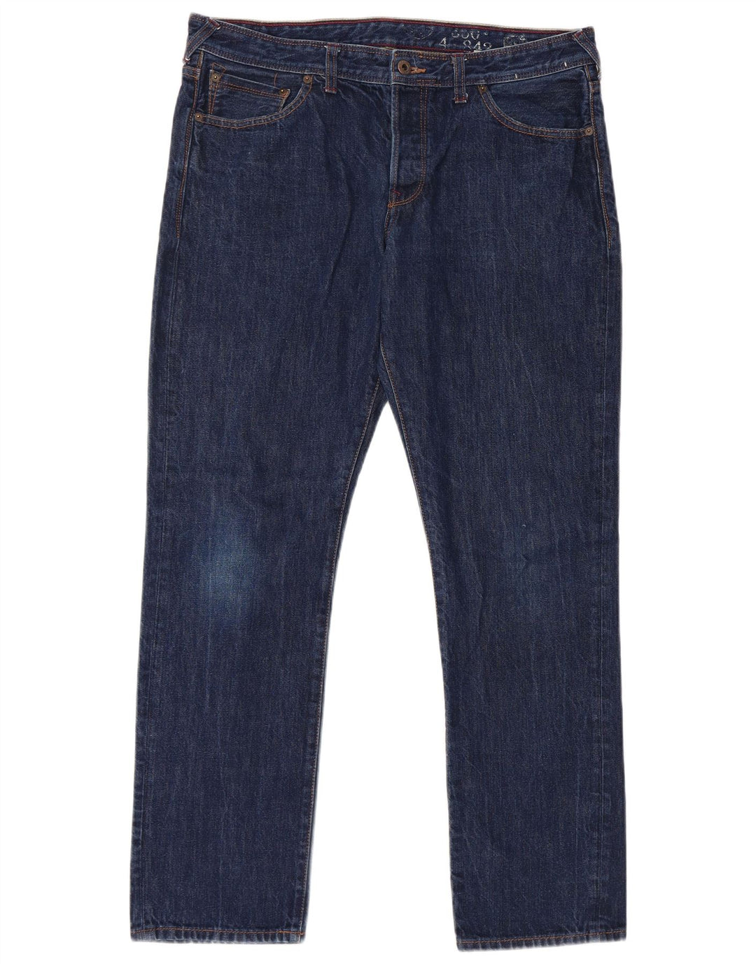 Джинсы мужские узкие JACK WILLS W34 L32 синие, хлопок