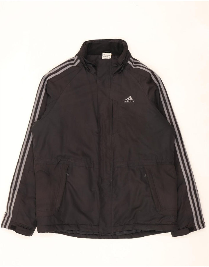 Мужская ветровка ADIDAS UK 40, большая черная полиэстер