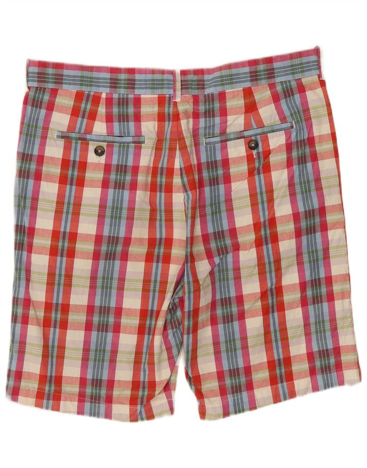 Мужские шорты чинос JACK WILLS W34, большие разноцветные хлопковые шорты в клетку