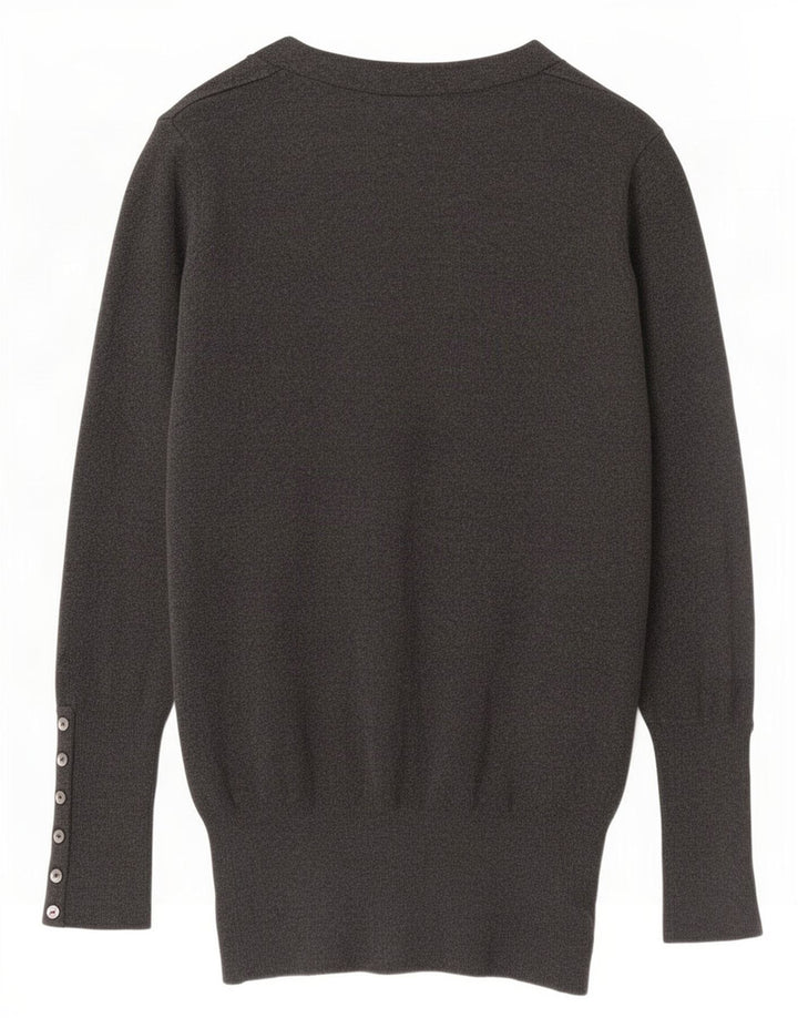 Женский кардиган Zara UK 10, маленький серый вискоза