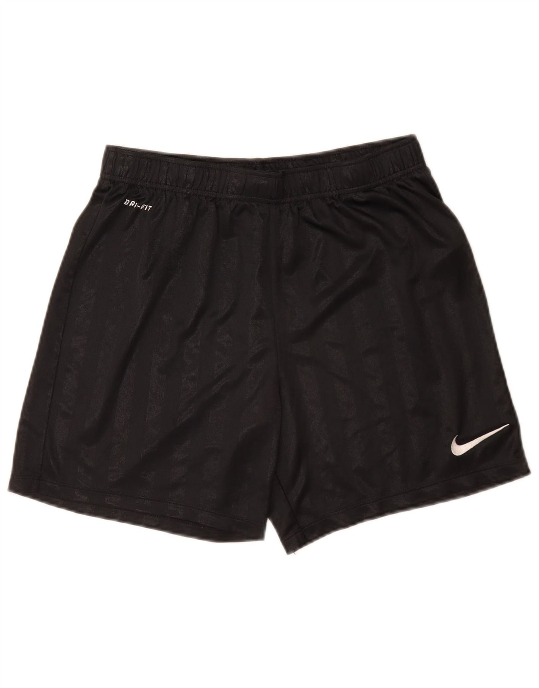 Мужские спортивные шорты Nike Dri Fit из полиэстера среднего размера, черные в полоску