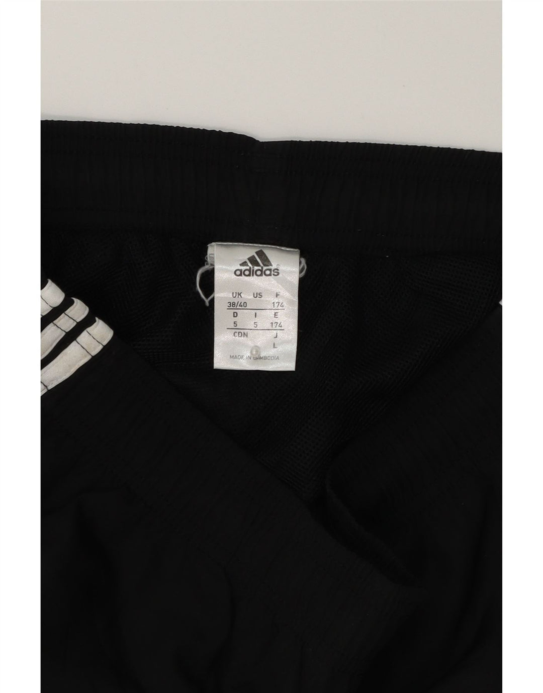 Мужские брюки ADIDAS UK 38/40, средние черные цветные блоки