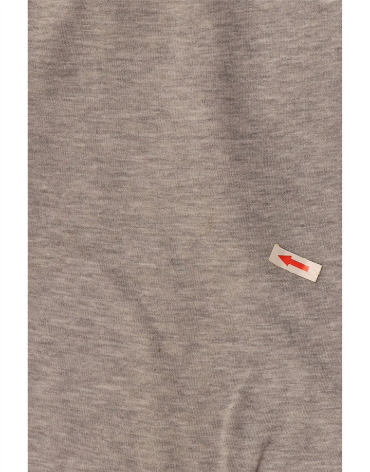 Мужские спортивные брюки Kappa с графическим рисунком, джоггеры, 2XL, серый хлопок с крапинками