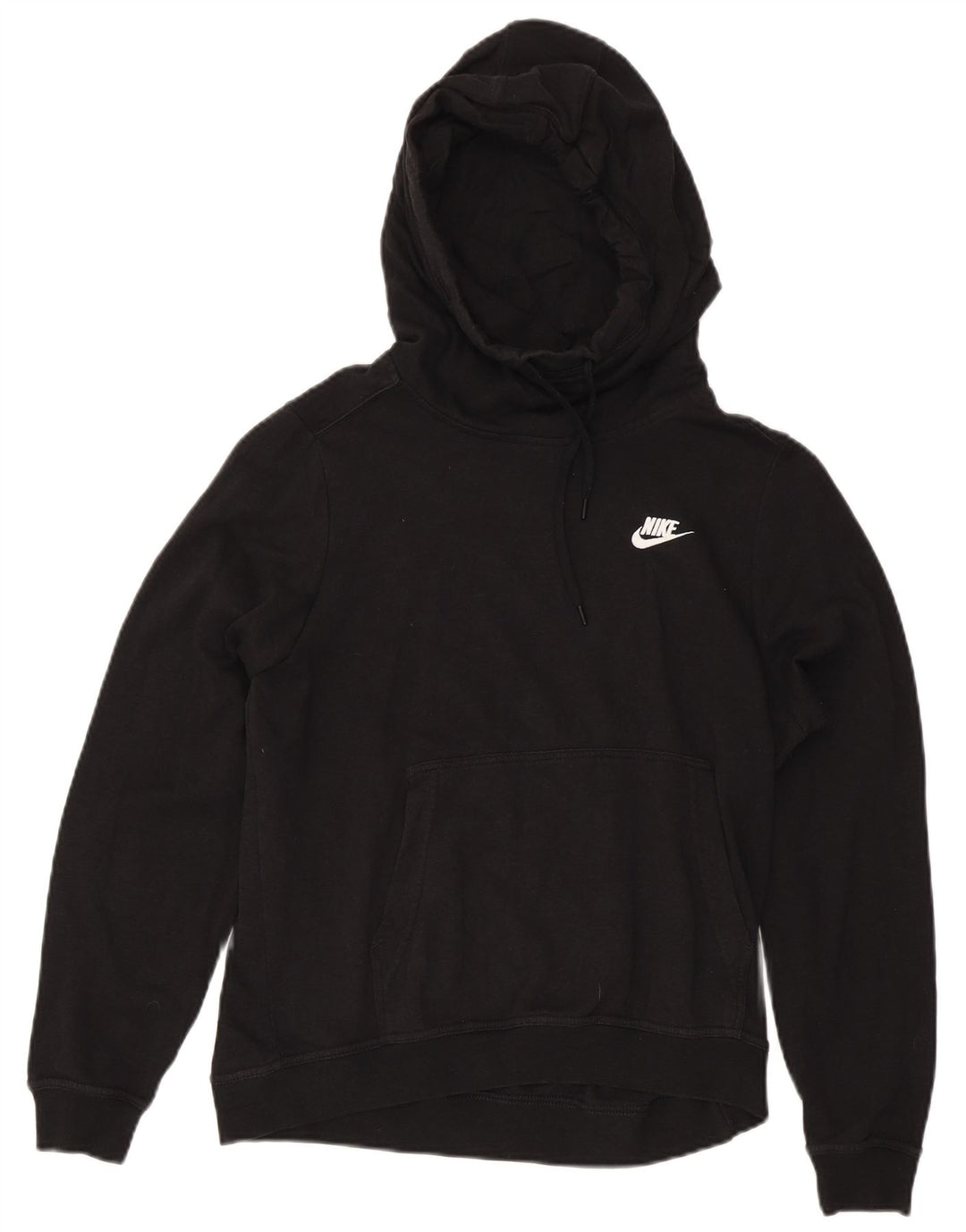 Женский джемпер с капюшоном Nike UK 12, средний черный, хлопок