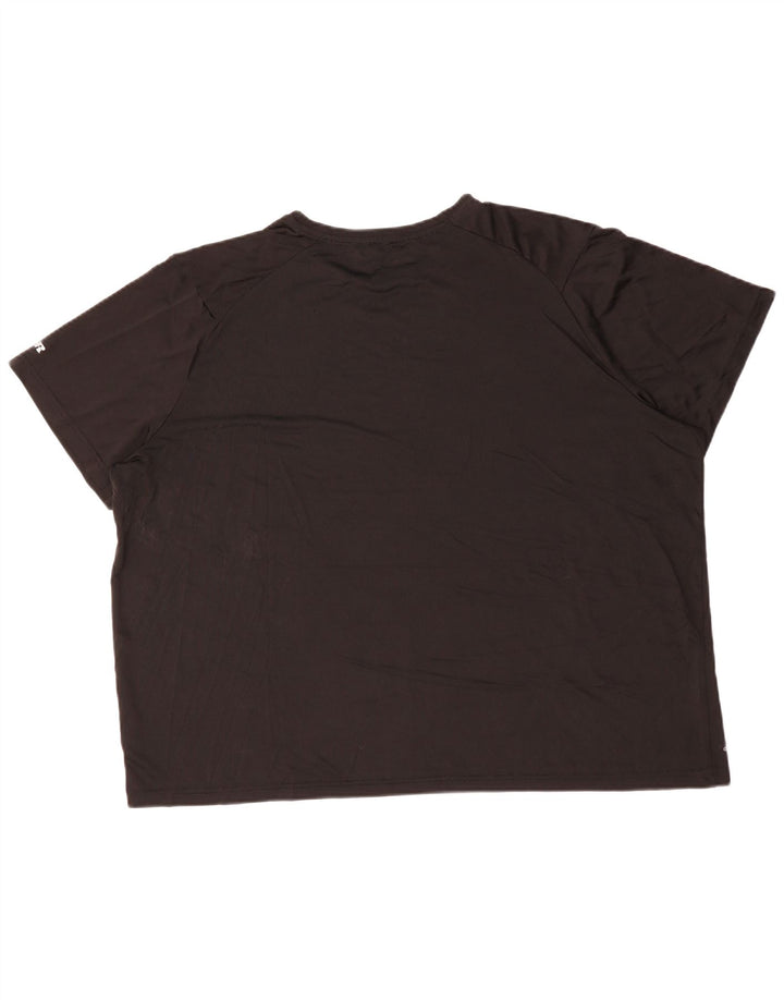 Мужская футболка Russell Athletic 2XL черная из полиэстера