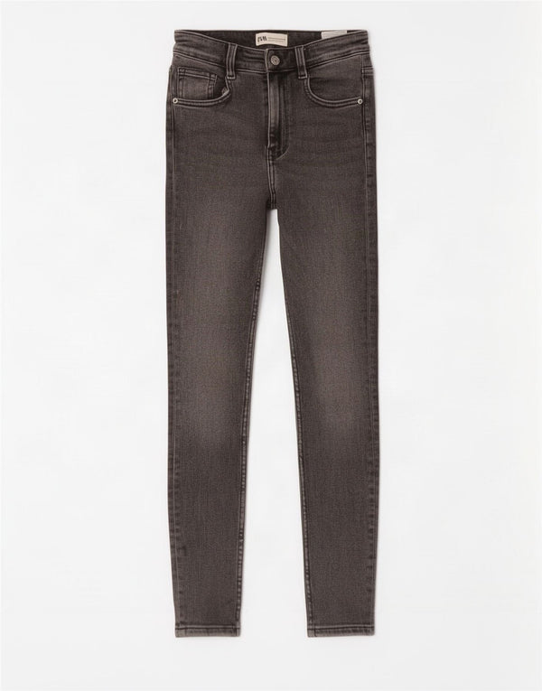 Женские джинсы скинни Zara EU 36 XS W26 L27 Серый хлопок