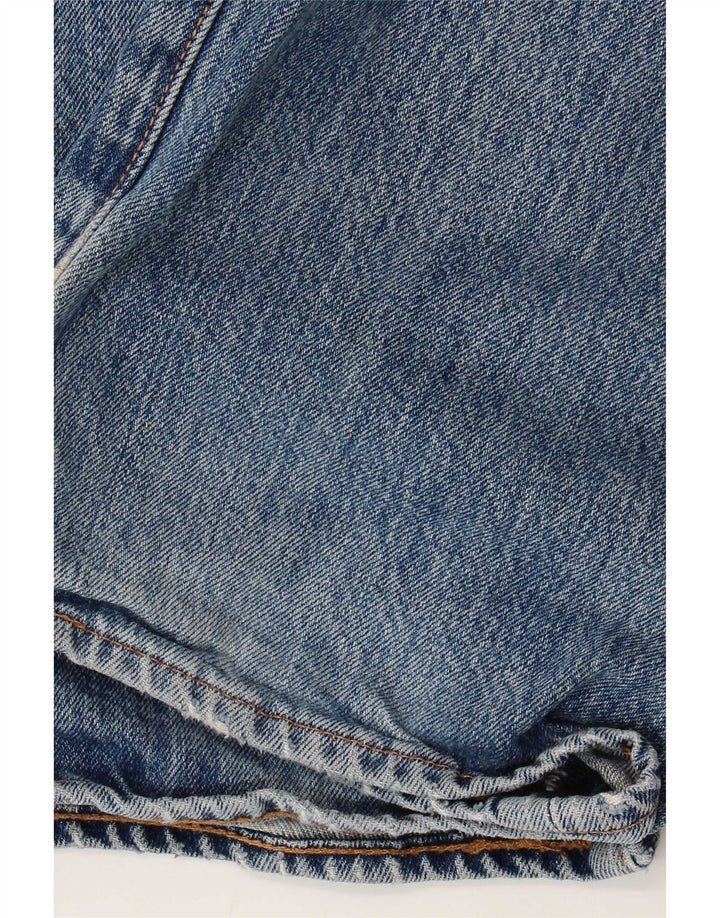 Мужские потертые узкие джинсы Levi's W34 L35 синие