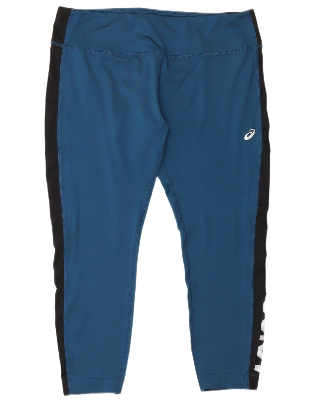 Женские укороченные леггинсы Asics UK 18 XL, синие, полиэстер