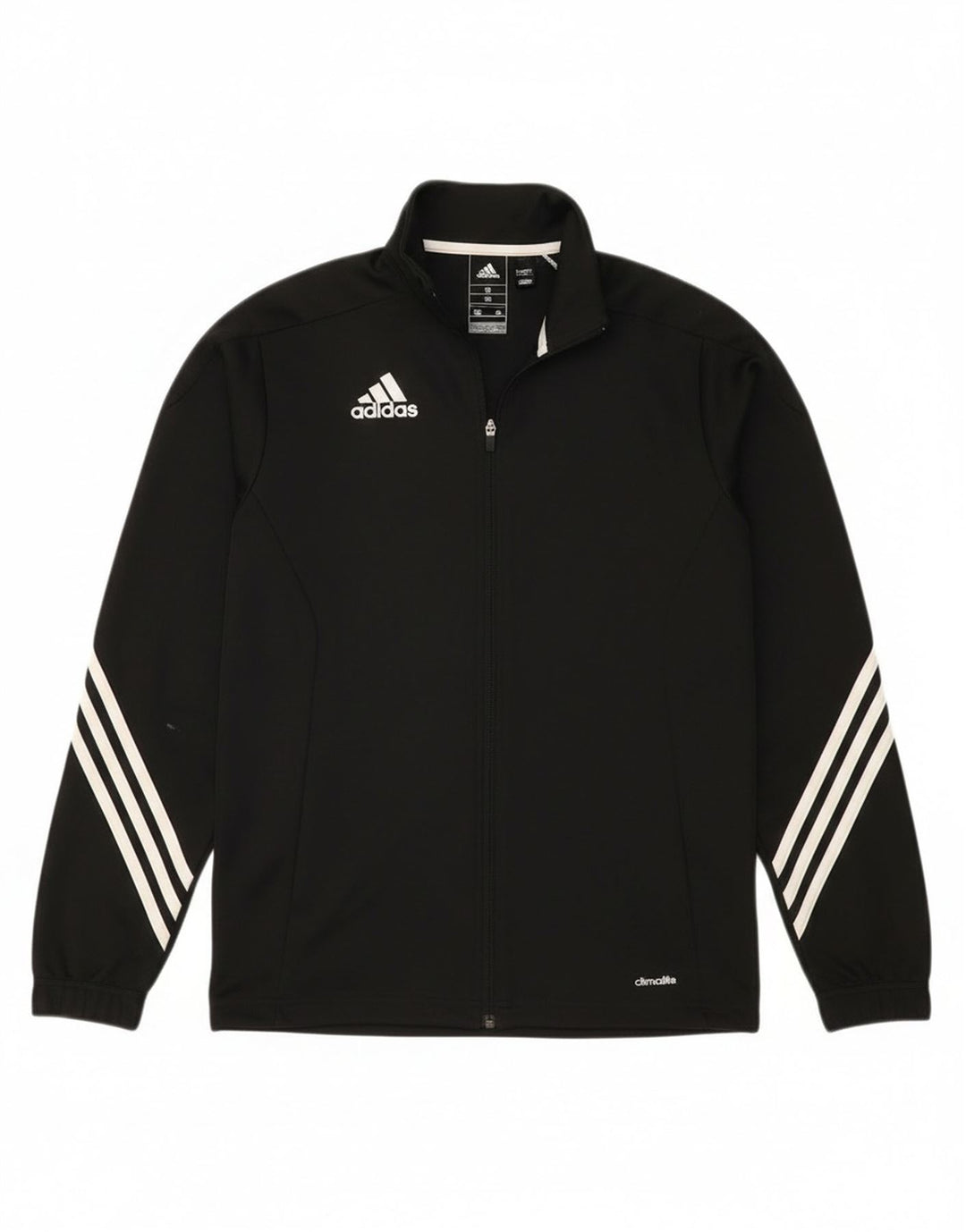 Мужской спортивный костюм Adidas Climalite, верхняя куртка, маленький черный полиэстер