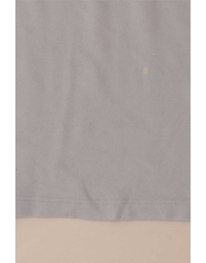 Мужская рубашка-поло Fred Perry, хлопковая синяя полоска среднего размера