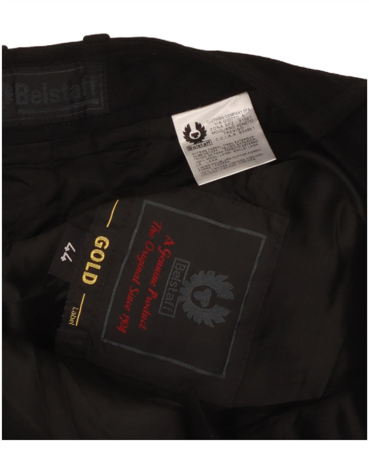 Belstaff Женская юбка-карандаш с рисунком IT 44 Medium W30 Черная шерсть