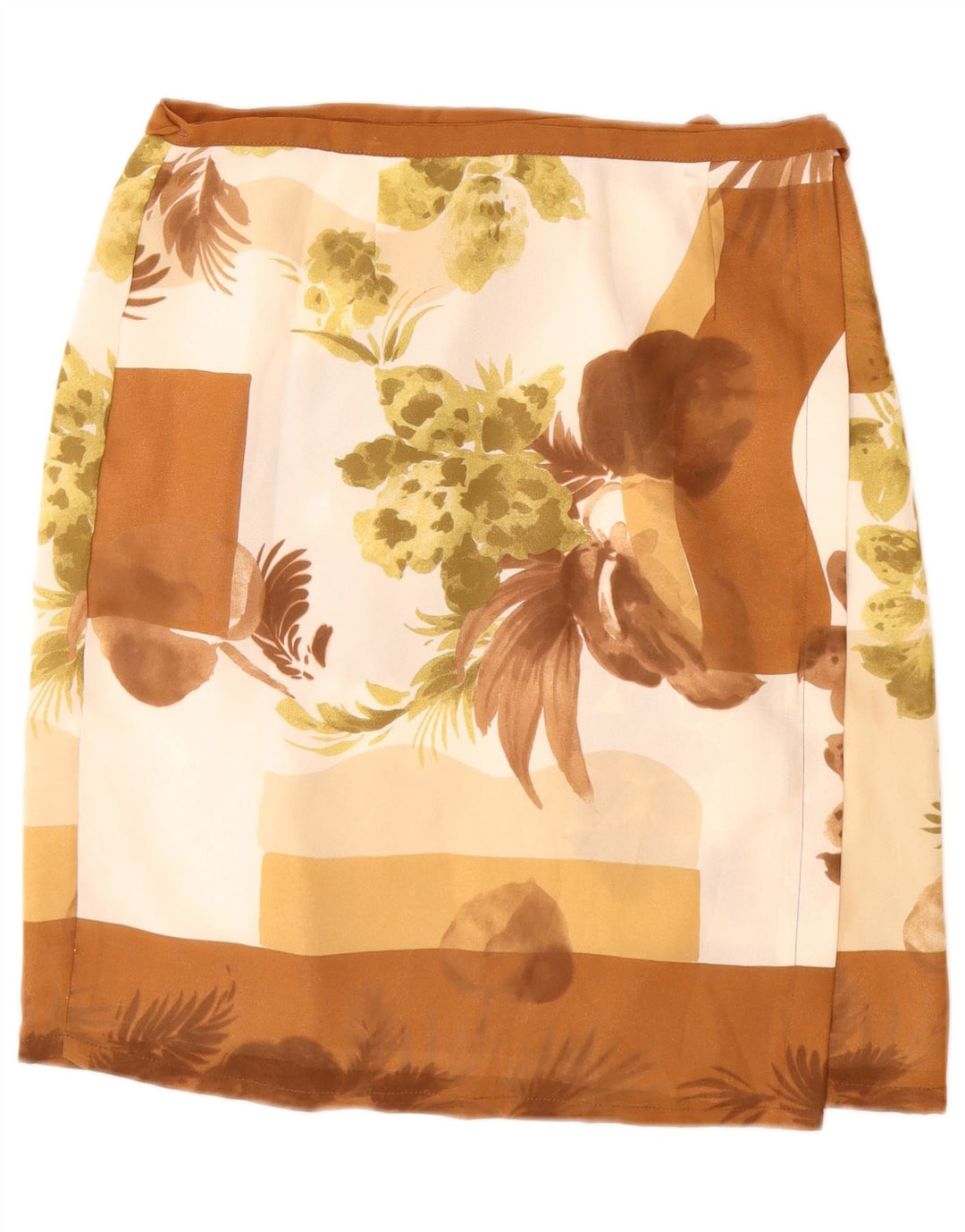 DE PIETRI Женская юбка с запахом W26, маленькая, разноцветная с цветочным принтом
